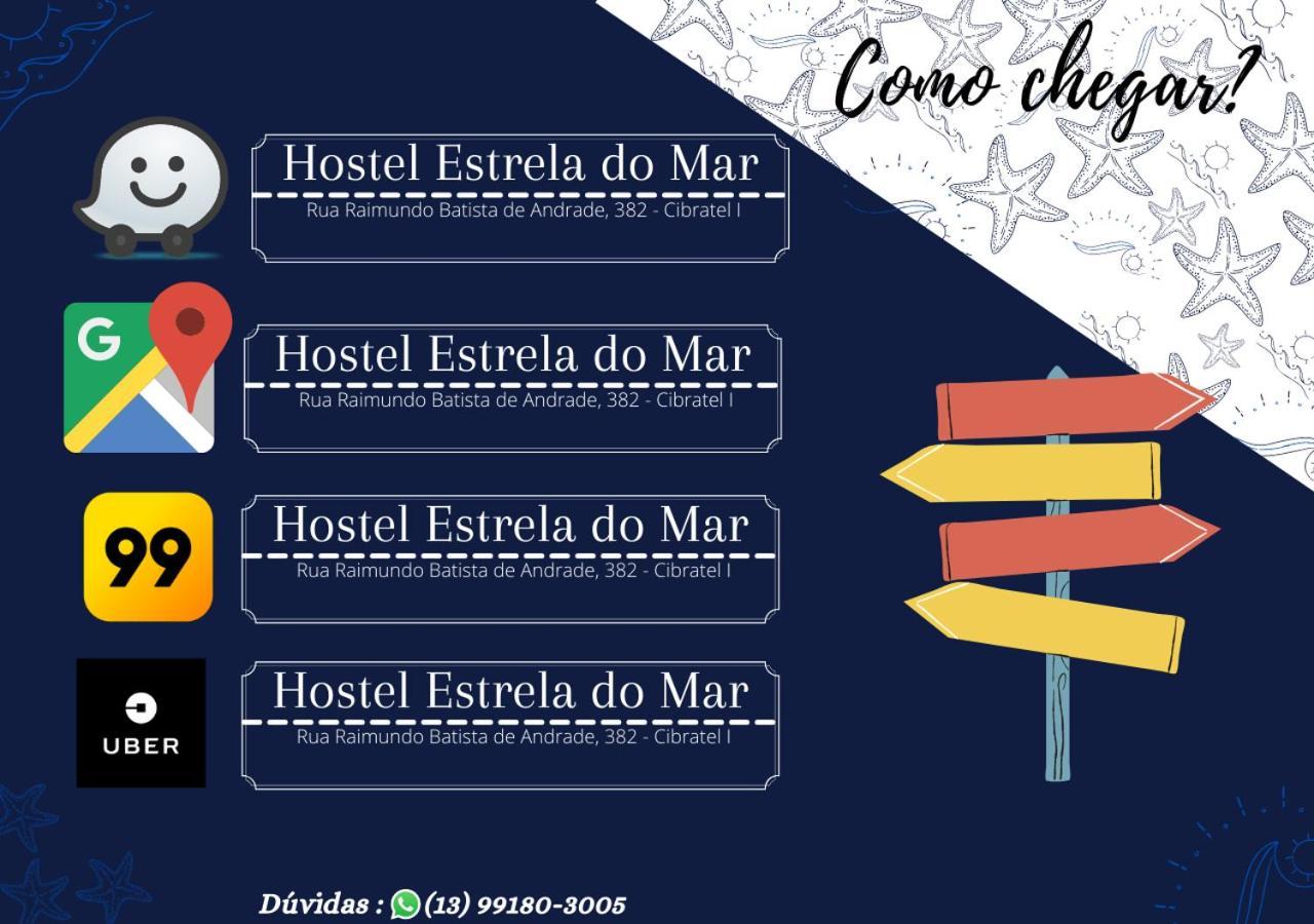 Hostel Estrela Do Mar - Pe Na Areia Itanhaém Eksteriør bilde